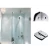 Import stainless steel bathroom sets bathroom accessories bath accessories china for glass from China