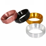 Stainless Steel  Coffee Filter Handmade Espresso Dosing Funnel Universal Coffee Cylinder Cachter Powder Dosing Ring Coffee Maker