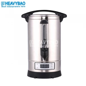 Stainless Steel Electric Drinking  Hot Water heater Coffee Maker Tea Warmer Heating Element Catering Urns Wine Boiler