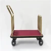 Stainless steel hotel hanger luggage cart ,hotel cart