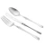 Import Stainless Steel Kitchen Cutlery Set Spoons Forks Knives  Cutlery Set Tableware for wedding Knife fork spoon from China