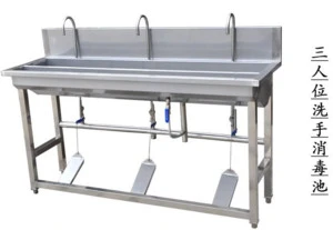 Stainless steel sink can be used for hand washing and disinfection when slaughtering chickens and ducks