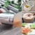 Stainless steel spice bottles salt chocolate seasoning pepper shaker with rotating cover barbecue