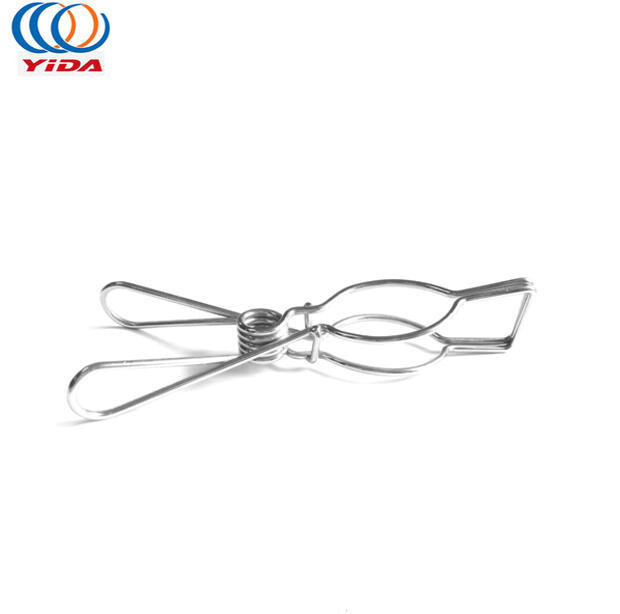 Buy Stainless Steel Torsion Spring Clamp For Clothes Hanger from ...