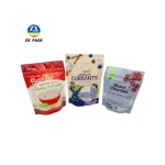 Stand up zipper bag smell proof cookie food packaging containers bag