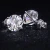 Import starsgem moissanite diamond 1.5 carat 14K white gold stud earrings with 7.5mm round moissanite stone from China