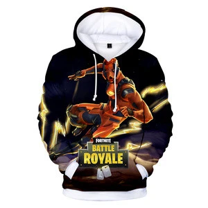 Stock Fortnite Game Heavy Thick Hoodies Long Sleeves digital print hoodies