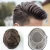 Import Stock Invisible Hairline Lace Front Indian Human Hair Mono Toupee Men Durable Hair Unit from China