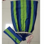 Striped beach hammock stand foldable hammock canvas hammock with stick