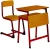 Import student desk school furniture images from China