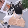 stylish breathable lace wrapped chest vest student girl  anti-lighting underwear no steel bottom sweet tube top camisole vest