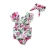 Import Summer children&#x27;s clothing green flowers girls baby jumpsuit romper with headgear from China
