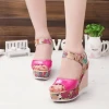 Summer flip-flops flower cake base slippers large size casual womens rubber sandals flip-flops