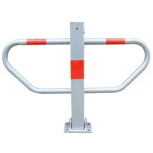 Super September Promotion Manual Control Red &amp; Silver Anti-theft Steel Car Parking Space Blocker Device
