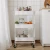 Import Superior Quality Kitchen Iron Storage Trolley Shelf classification  rack With Wheel from China