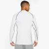 Sweat Wicking Lightweight Stretchy 92% Polyester 8% Spandex White Mens Slim Fit Long Sleeve Top with Built in Breathability