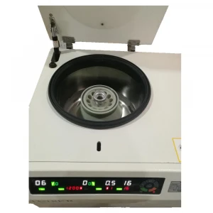 Tabletop High Speed Refrigerated Laboratory Centrifuge machine with swing out rotor 4x750ml