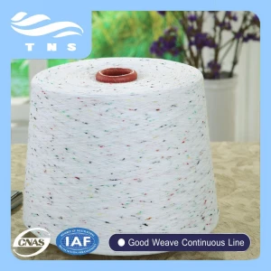 TC 65/35 70/30 85/15 Polyester Cotton Blended Yarn Nep Fancy Yarn for Knitting Nep Fabric, T-Shirt, Sock