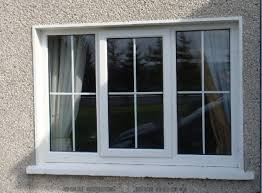 Buy Three Panel Double Glazed Windows Pvc Sliding Window With Anti ...