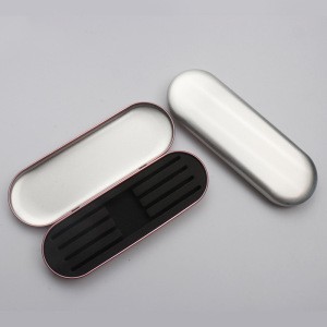 Tinplate Eyelash Extension Tweezers Case tweezers storage box