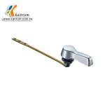 Toilet tank lever toilet side lever