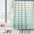 Import Top Quality Bathroom Curtain Waterproof Fabric Geometric Shower Curtain and Bath Mat Cover Set 4Pcs from China