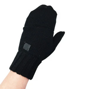 TOP quality beautiful acrylic mittens knitted winter gloves