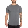 Top Selling Europe Mens Fitness Clothing Gym Wear 100% Cotton Plain Workout Shirts Custom Round Collar Blank Sports T Shirts