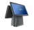 Import Touch dual screen pos all in one windows terminal tablet pos with stand and printer from China