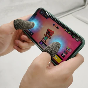 Touchscreen Finger Cots Fingertips Finger Gloves for Playing Game