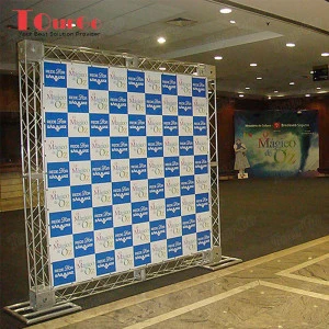 TourGo Exhibition Banner Stand Used Aluminum Truss / Backdrop Truss System
