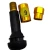 Import TR414C Gold Chrome Tubeless Tire Valve Stems Snap In Rim Hole Dia 11.5mm Inch 0.453&quot; Length 48.5mm from China