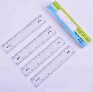 Transparent Plastic 30cm straight scale Ruler