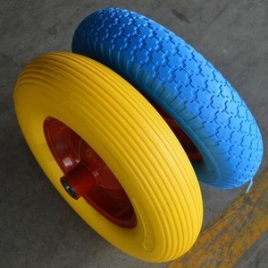 Trolley wheel pneumatic tire 13 inch solid wheelbarrow wheel