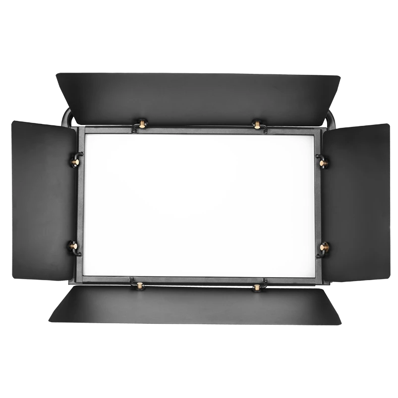 TV Studio Lighting Equipment LED 3200k/5600k Double Color 200W Panel Flat Soft Lights