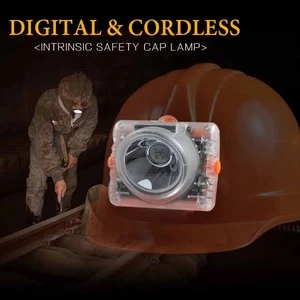 underground mining safety inductive charging led miner lamp