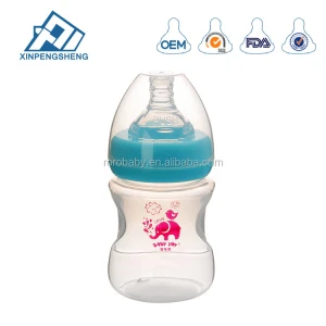 Unique Baby Bottles Designs Factory Supply wide neck baby feeding bottle