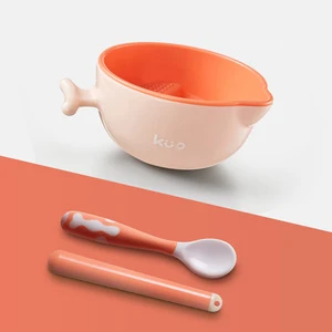Unique Product Cute Animal Fish Shape Insulated Baby Mash Serving Food Sarve Bowl