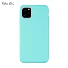 Universal Soft Microfiber Cover Case With Oem Logo Candy Color Liquid Silicone Phone Case For Apple