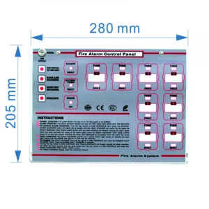 USAFE Small Size 2 Zone Fire Control Panel with Cheap Price for Economy Projects