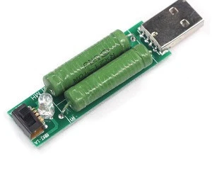 USB Mini Discharge Interface Load Resistor With Switch Adjustable 2A 1A Battery Capacity Voltage Discharge Resistance Tester