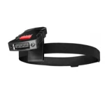 USB Rechargeable 500 Lumen Sensor Hard Hat Mini Led Headlamp with Power Display
