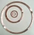 Import Vacuum Stainless steel flange gasket Copper ring gasket from China