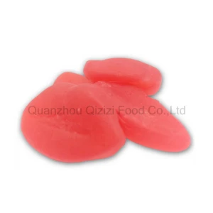 Valentine day Love shape peach Gummy candy Fruit candy and Sweet Wholesale gummy candies