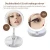 Import Vanity mirror with lights 1X and 10X Portable Double-sided LED Makeup Mirror from China