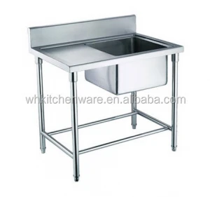 Various Design commercial portable stainless steel kitchen sink with double sink