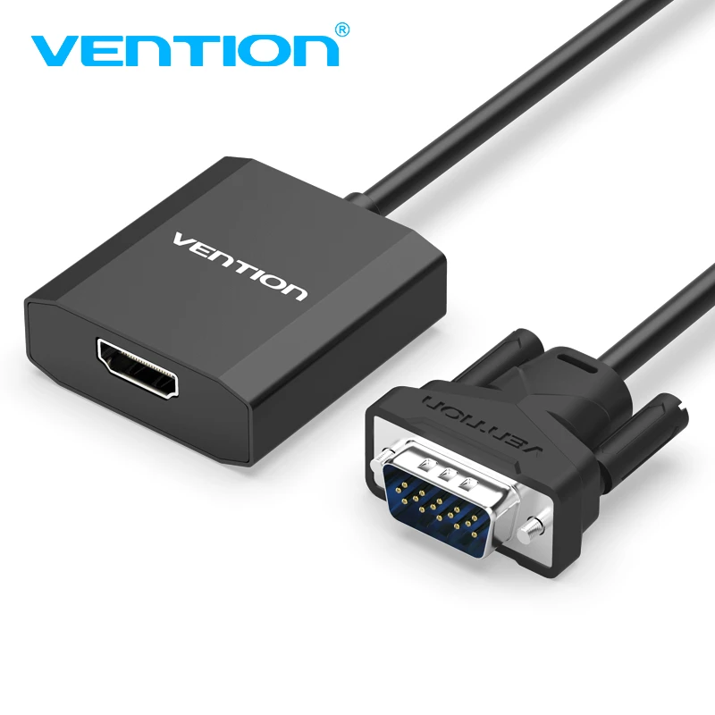 VGA To HDMI  Cable Adapter Support Full HD 1080P 60HZ To HDMI Converter