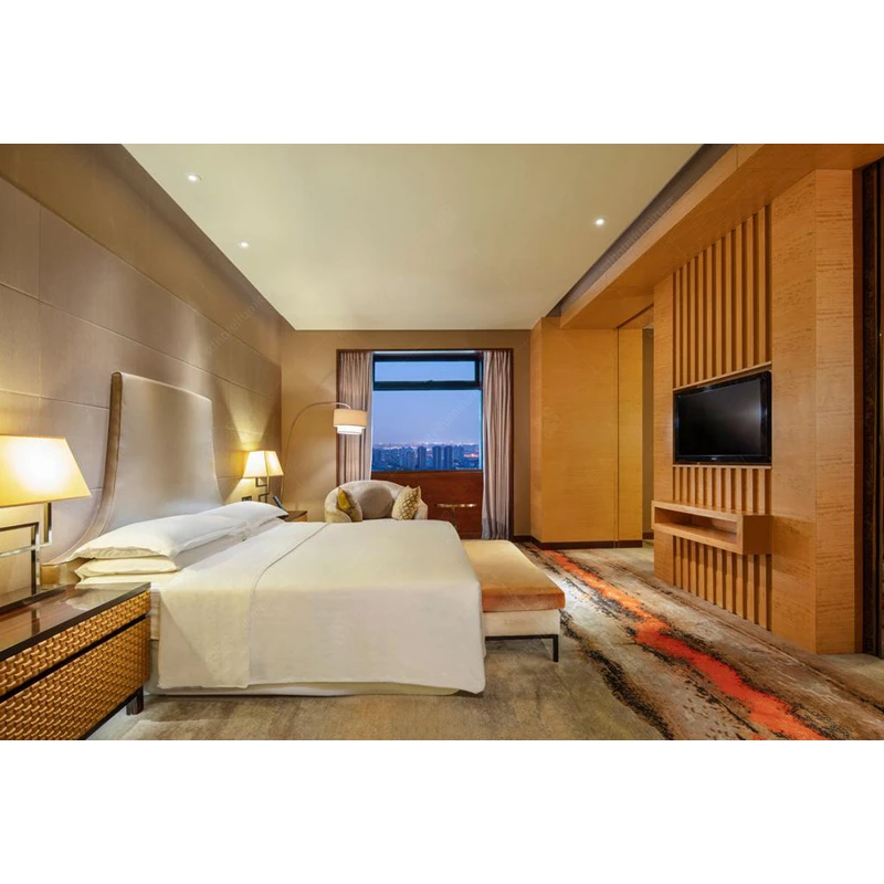 Vietnam Economic Budget Boutique Hotel Project Bedroom Furniture with Modern Room Design