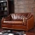Import Vintage American style  genuine leather sofa set full top grain leather with down jacket luxury living room sofa sets from China