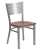 Import vintage industrial modern metal leather furniture cafe chair used for restaurant from China